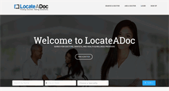 Desktop Screenshot of locateadoc.com